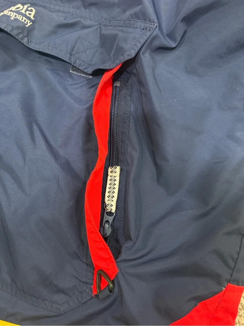 Vintage Fall 1997 Columbia Sportswear Colorblock Pullover Anorak Ski Jacket L